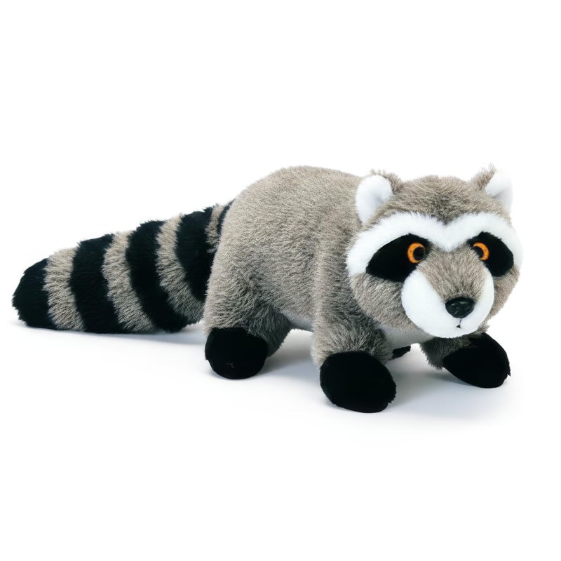 Pet Lou Raccoon Plush Dog Chew UltraThick Toy Durable Interactive Plush Toy for Medium Dogs Anti Boredom Dog Squeaky Teething Toys 8Inch - Image 2