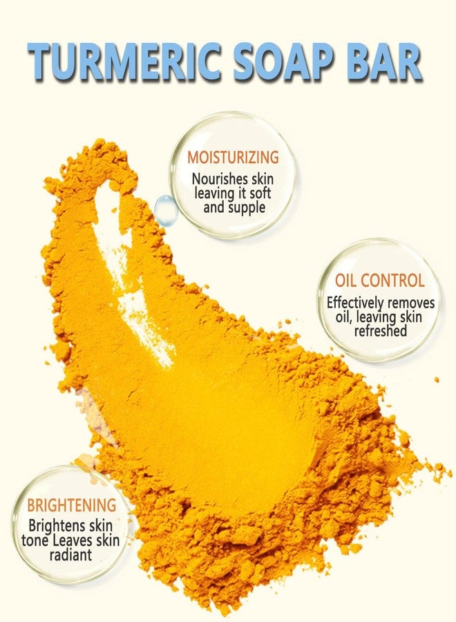 PARWENE Bacne Out Bar, Acne Healing Soap with Turmeric Vitamin C & Alphaarbutin, Natural Exfoliating Cleanser for Back, Face, Chest, Shoulders (1) - Image 3