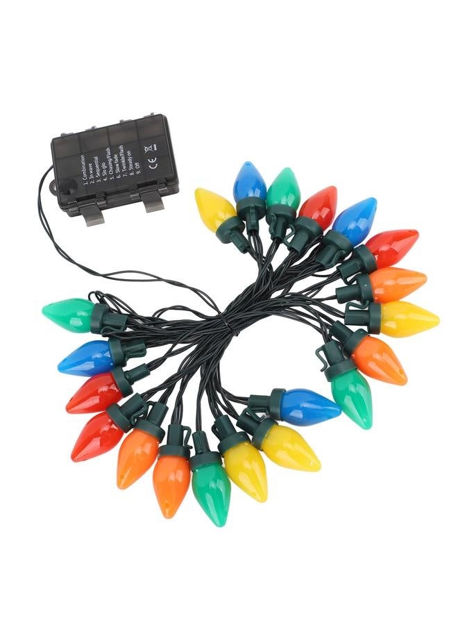 NIBEMINENT C9 LED Christmas String Lights 16.4ft 20 LED Waterproof C9 Strawberry Christmas Lights for Outdoor Indoor Outside Patio Wedding Party Decoration  - Image 5