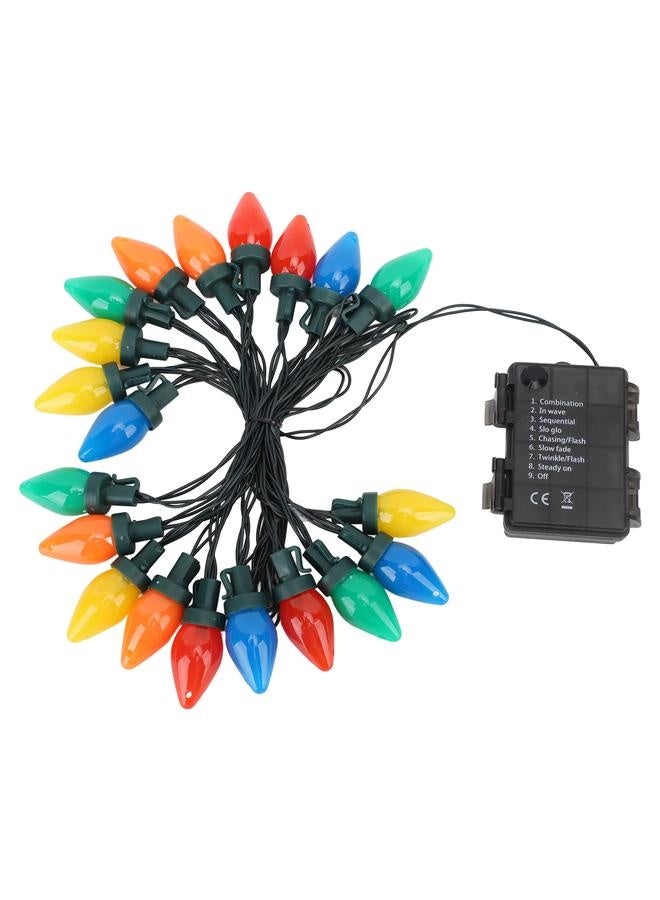 NIBEMINENT C9 LED Christmas String Lights 16.4ft 20 LED Waterproof C9 Strawberry Christmas Lights for Outdoor Indoor Outside Patio Wedding Party Decoration  - Image 3