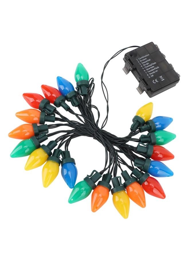 NIBEMINENT C9 LED Christmas String Lights 16.4ft 20 LED Waterproof C9 Strawberry Christmas Lights for Outdoor Indoor Outside Patio Wedding Party Decoration  - Image 4