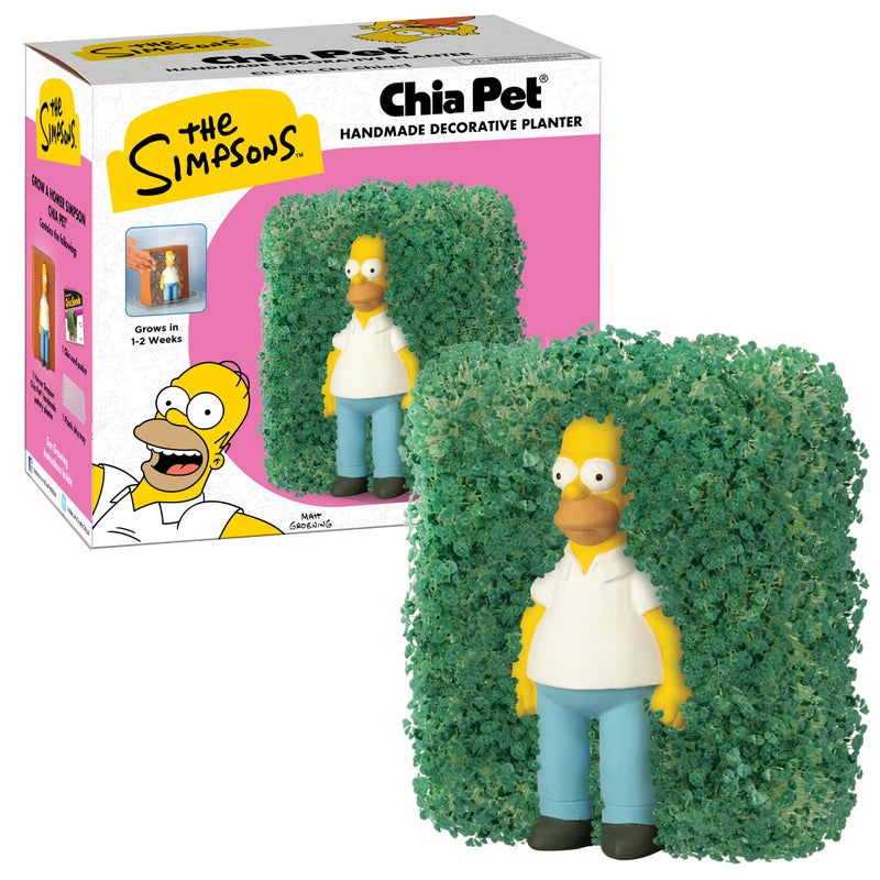 Chia Pet The Simpsons - Homer with Seed Pack, Decorative Pottery Planter, Easy to Do and Fun to Grow, Novelty Gift, Perfect for Any Occasion - Image 5