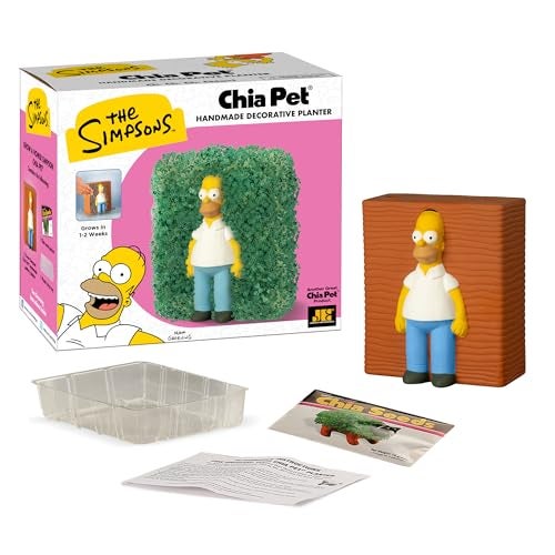 Chia Pet The Simpsons - Homer with Seed Pack, Decorative Pottery Planter, Easy to Do and Fun to Grow, Novelty Gift, Perfect for Any Occasion - Image 2