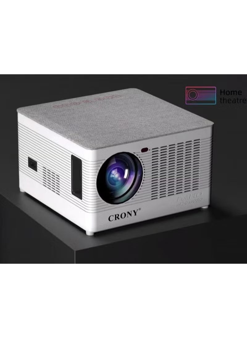 كروني يدعم جهاز العرض المحمول T55a شبكة Wi-Fi 5G وBluetooth وFull HD 1920x1080p و9000 لومن ومسرح منزلي 4K ومتوافق مع أنظمة Ios وAndroid. - Image 5