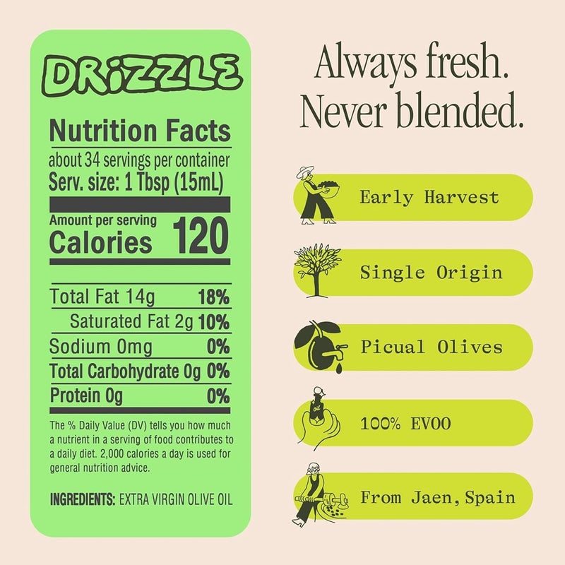 Graza Drizzle Extra Virgin Olive Oil Refill Can - Image 2