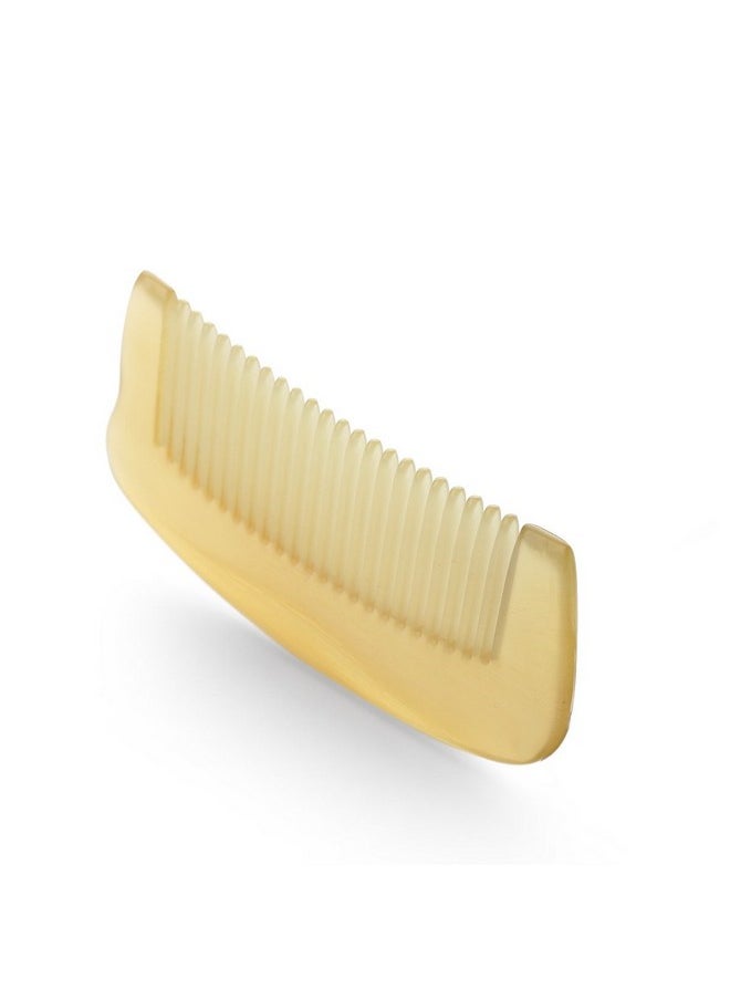 Liasun 100% Handmade Premium Quality Anti Static Natural Sheep Horn Comb Pocket Comb Without Handle- Professional Detangling Massage Comb (Mini Size)  - Image 3
