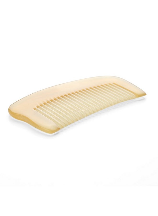 Liasun 100% Handmade Premium Quality Anti Static Natural Sheep Horn Comb Pocket Comb Without Handle- Professional Detangling Massage Comb (Mini Size)  - Image 2