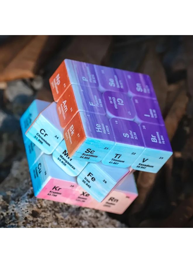 مكعب الجدول الدوري للألغاز 3x3 سلس وسائل لغز تعليمي هدية للعقل - Image 5