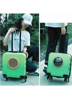 Carrier Stroller With Wheels For Small, Medium, Pets Pet Trolley Box Portable 18 Inch Universal Wheel Travel Box Cats And Dogs Available Pet Box Pet Trolley Box (Green) - pzsku/ZFB6DDE1E676551A1784DZ/45/_/1728281580/e7812ac9-cfc1-454a-a5d4-2a2acc0b72e7