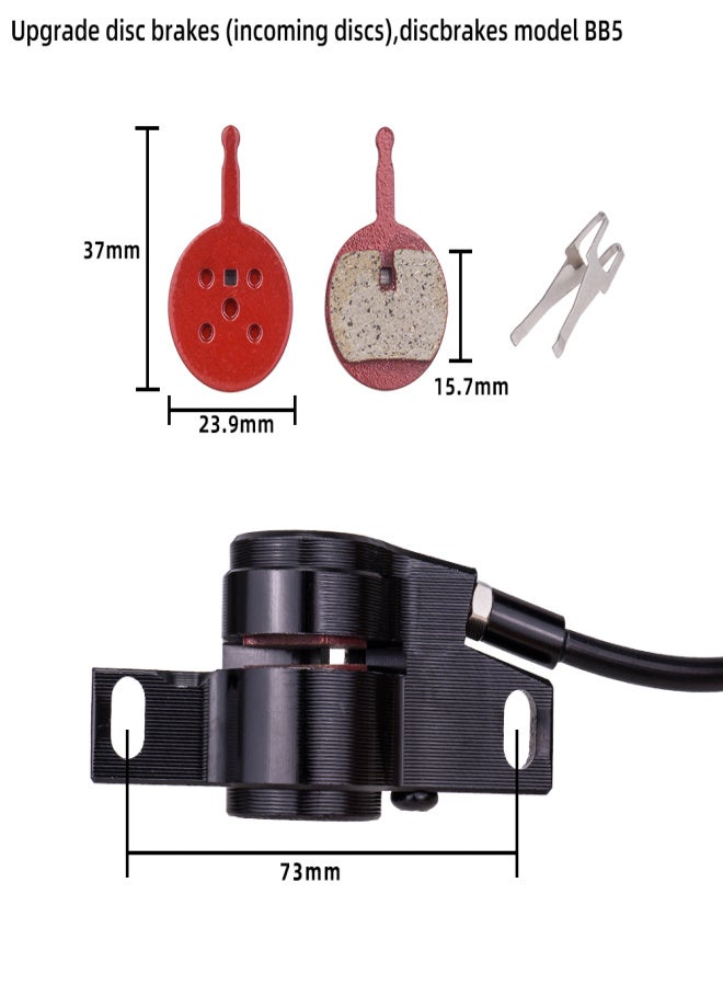 ZTTO Oil Disc Brake Bike Hydraulic Disc Brake Kit Front and Rear Brake Aluminum Alloy CNC Calipers with 160mm Rotors for Mountain Bike Road Bike - Image 4