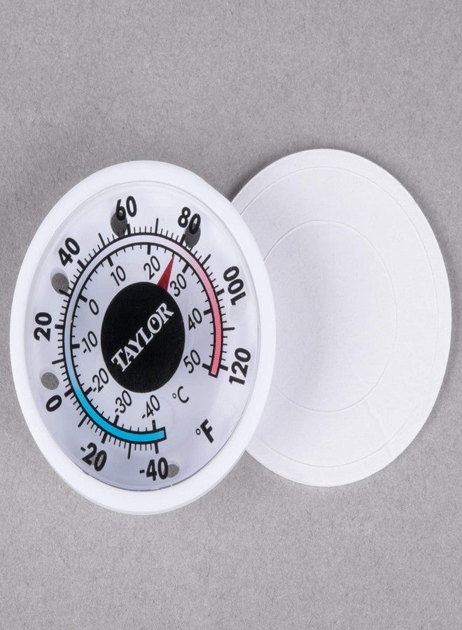 Taylor 5380n 1 3/4" Mini Stick on Indoor Outdoor Dial Thermometer - Image 2