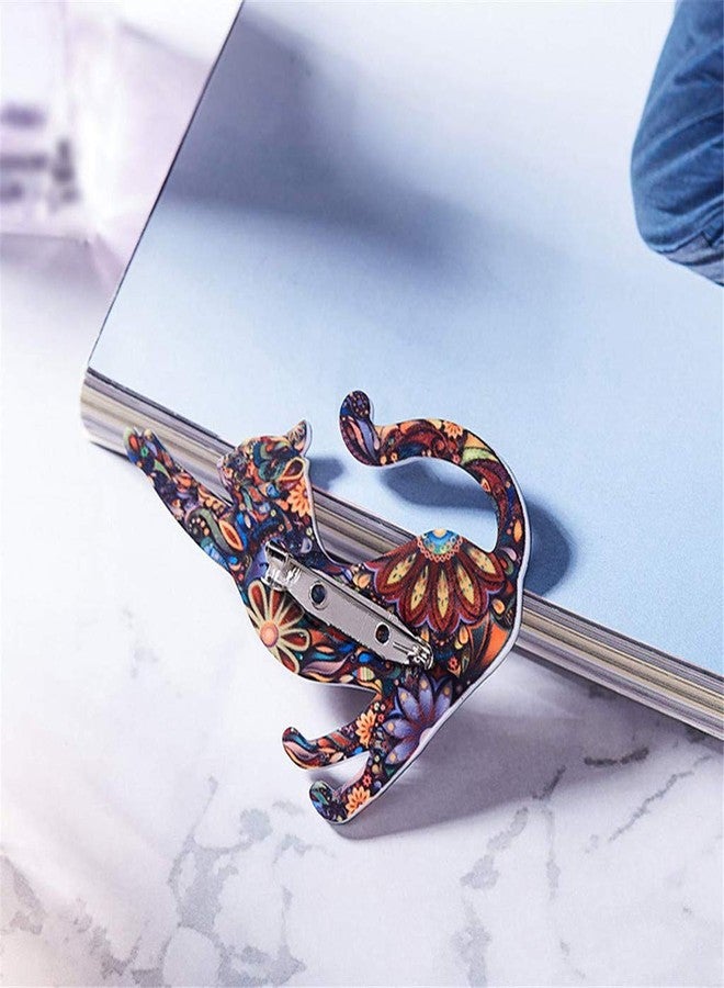 Hithop Premium Graceful Lovely Unisex Cat Brooch Lapel Pin Enamel Badges Accessory - Image 3