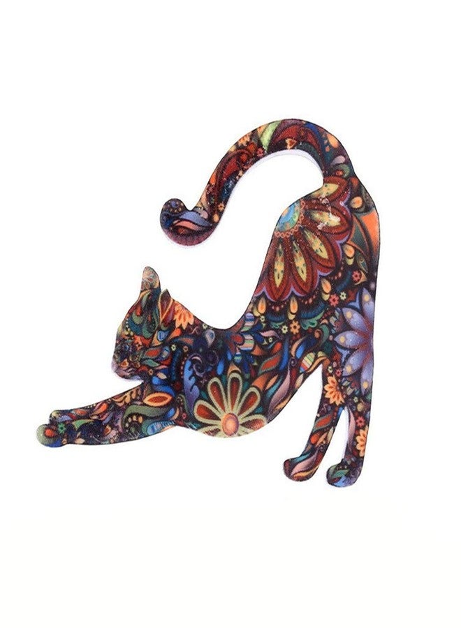 Hithop Premium Graceful Lovely Unisex Cat Brooch Lapel Pin Enamel Badges Accessory - Image 1