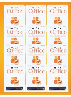 Office 12 Pieces Eyelash Glue Black 6g 