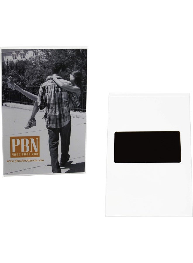 Photo Booth Nook | Magnetic Photo Frames for Refrigerator 4x6 (12 Count) | Clear Acrylic Picture frames 4x6 | Vertical Orientation - Image 3