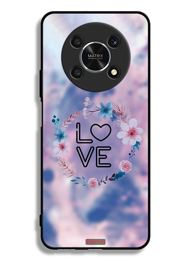 Tolwak Honor X30 5G Protective Case Cover Love In Flowers Ring Art - Image 2