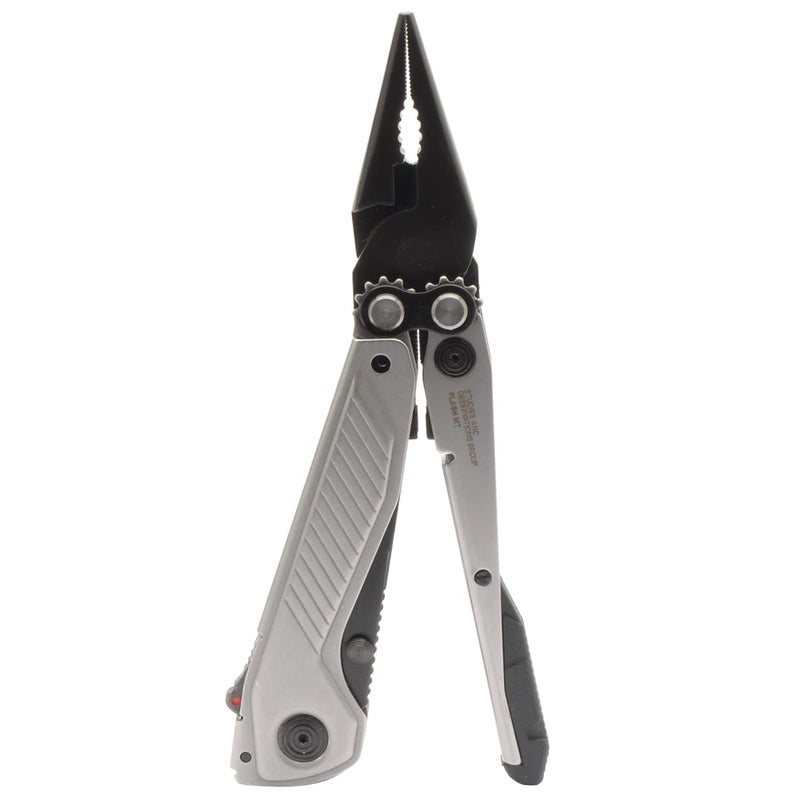 SOG أداة متعددة الاستخدامات SOG Everyday Daily Solution EDC CRYO D2 Steel بحجم جيب مدمج، 7 أدوات، هيكل من الفولاذ المقاوم للصدأ، فضي وأسود - Image 1