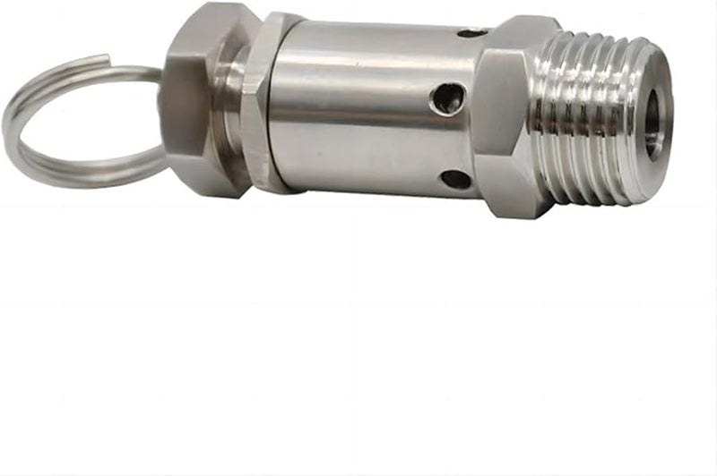 1 4 بوصة NPT 3 بار صمام أمان ثابت صغير بنابض من الفولاذ المقاوم للصدأ 304 لضاغطات الهواء - Image 2