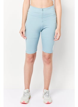 adidas Originals Women Tight Fit Brand Logo Biker Shorts, Slate Grey  - Image 1