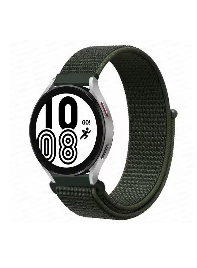 سوار نايلون 20 مم لساعات سامسونج جير سبورت/سامسونج واتش 4/واتش 5/واتش 5 برو/اس 2 كلاسيك/اكتف 2 40 مم 44 مم/امازفت جي تي اس 3/ جي تي اس 4/4 ميني/بيب 3/برو/جي تي اس 2 ميني/جي تي اس 2 اي/بيب يو/يو برو