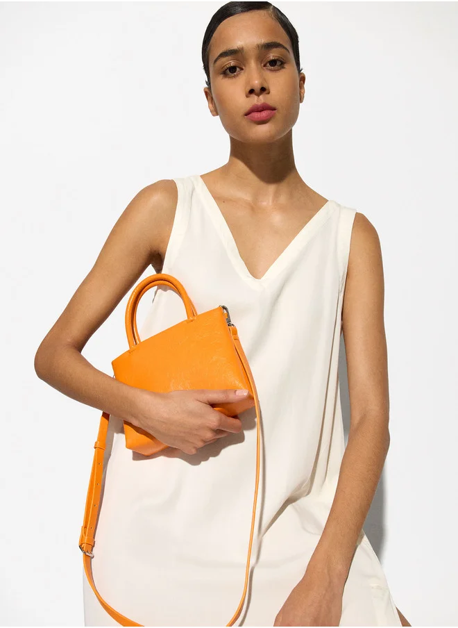 PARFOIS Mini Tote Bag With Crossbody
