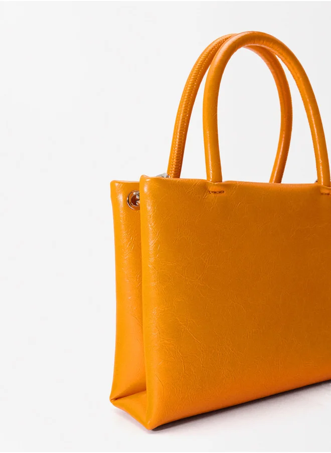 PARFOIS Mini Tote Bag With Crossbody