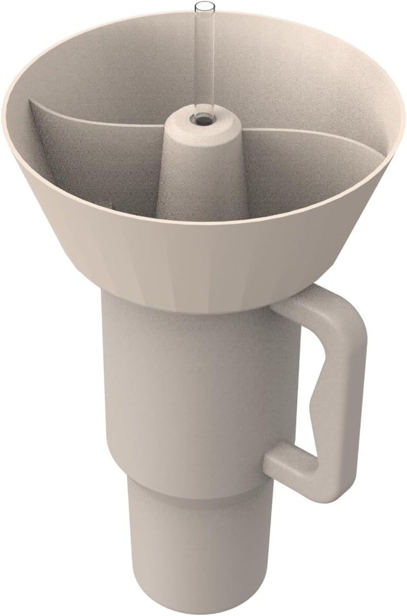 Generic Snack Bowl Stanley CupTumbler Snack tray with handle Reusable Snack Ring for Stanley Accessories Cream Silicone Snack Tray compatible with 40oz Stanley Cup Stanley Accessories Khaki - Image 4