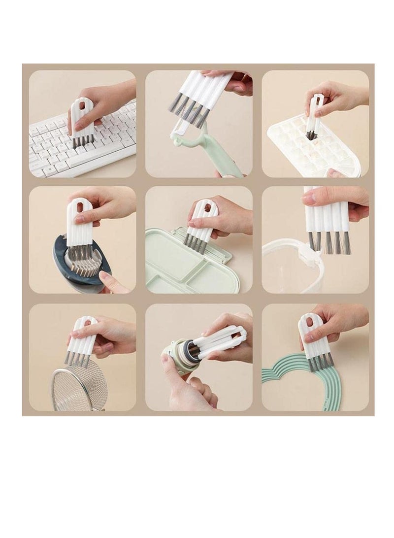 Cool Baby COOLBABY Multi-function Cup Lid Cleaning Brush Household Groove Crack Cleaner Soft Handle (Gray) - Image 5