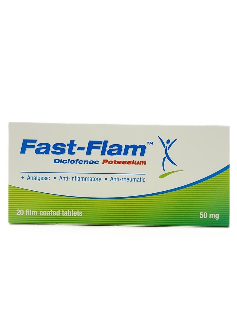 Fast-Flam 50Mg Film Coated Tablets 20'S