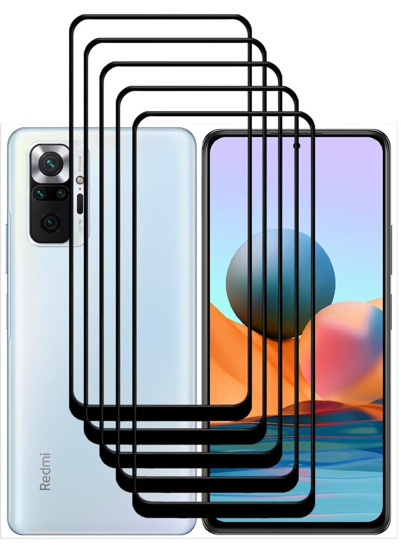 ACLIX 5 Pieces Antistatic ESD Dustproof Premium Quality High Definition Tempered Glass Screen Protector Designed For Xiaomi Redmi Note 10 Pro - Image 1