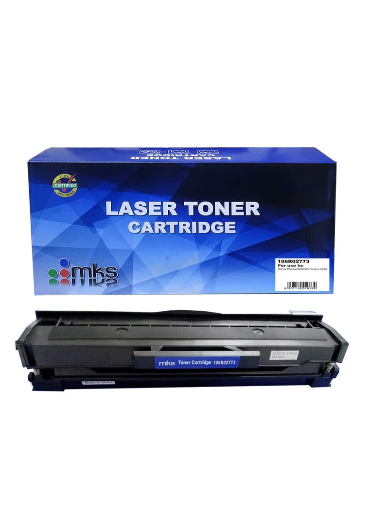 MKS Toner Cartridge 106R02773 Compatible with Xerox Phaser 3020/WorkCentre 3025 - Image 1