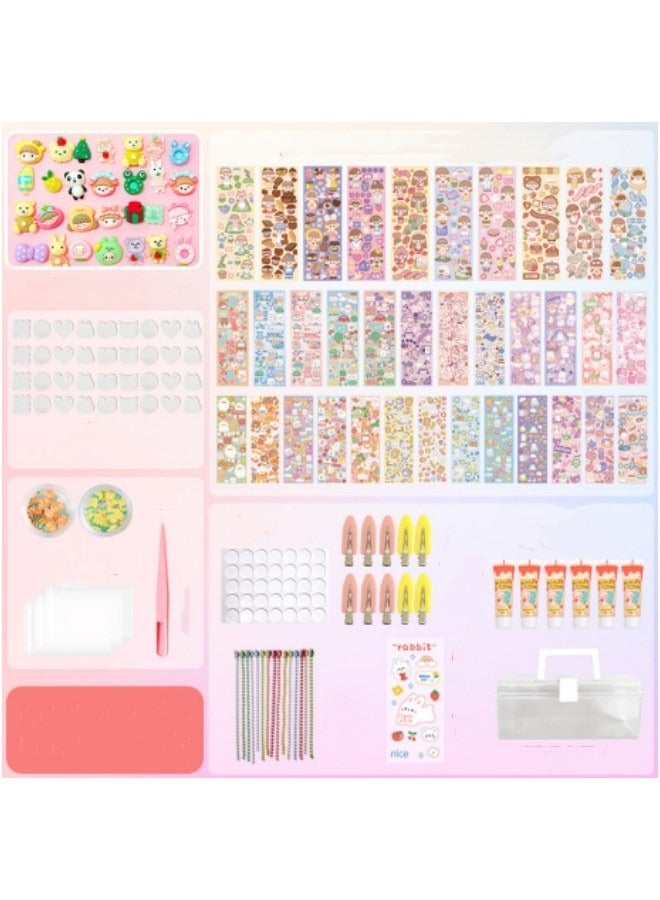 GGEROU Cream Glue Full Set Guka Cream 15G With Sticker Hair Clip DIY Self Decoration Goo Card Gel Cream Deco - Image 4