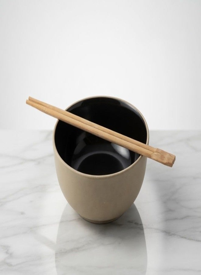 corepac 5-Pair Wooden Chopsticks Set | Reusable Joint Design, Durable | Eco-Friendly Dining Sticks for Everyday Use - Image 1