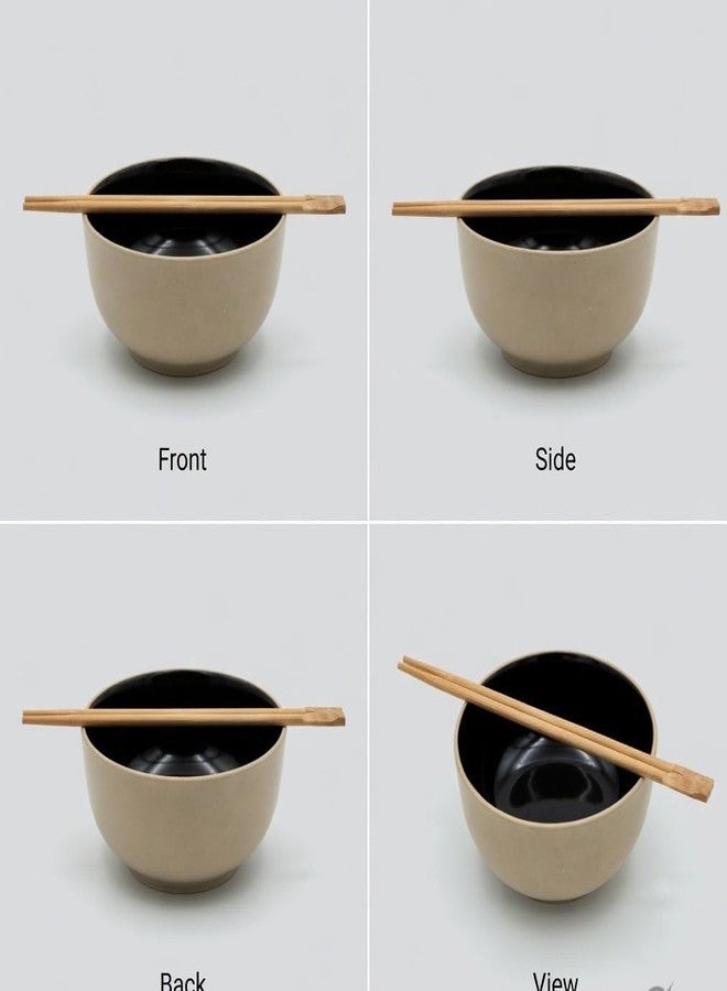 corepac 5-Pair Wooden Chopsticks Set | Reusable Joint Design, Durable | Eco-Friendly Dining Sticks for Everyday Use - Image 3