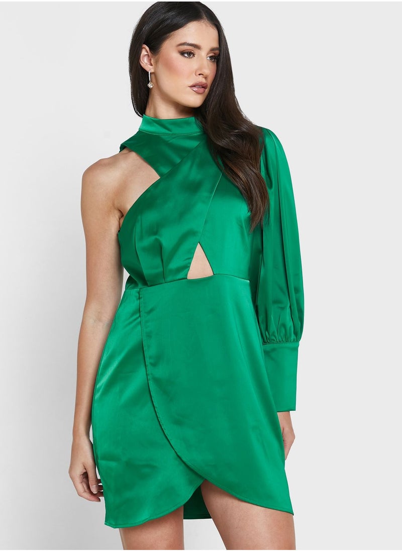 One Shoulder Cut Out Detail Dress - pzsku/ZFB6EFD45FDC0A3DAF5C0Z/45/_/1698925807/1b0d464b-e6c4-4e84-844e-d119250cbad6