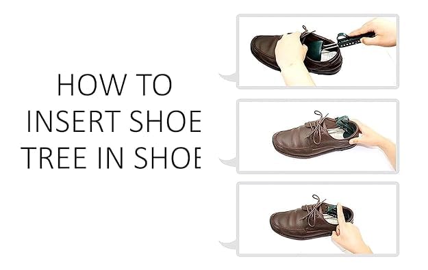 SHOESHINE plastic Shoe Trees (1 Pair) Shoe Shaper Shoe Stretcher Support - Image 4