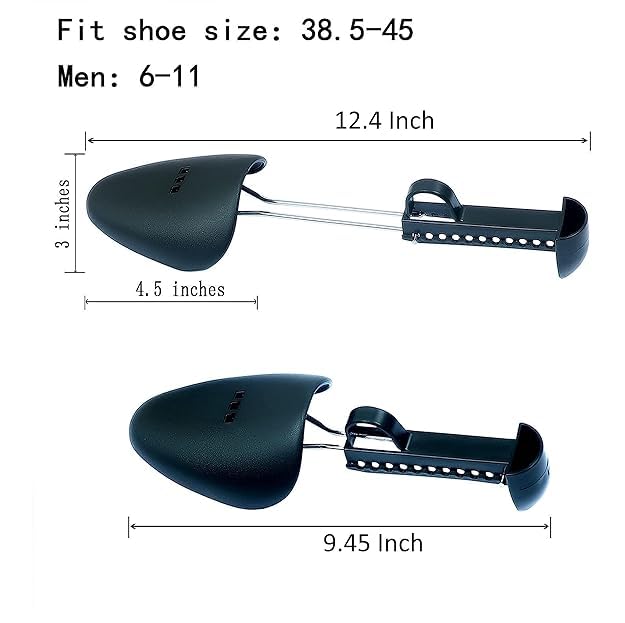 SHOESHINE plastic Shoe Trees (1 Pair) Shoe Shaper Shoe Stretcher Support - Image 2