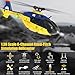 Hylukon F06 Remote Control Helicopter 6Axis Gyro RC Helicopter with Brushless Motors Altitude Hold Optical Flow Positioning Function and LED Lights 24GHz Mini Aircraft Toy for Teens Adults - Image 4