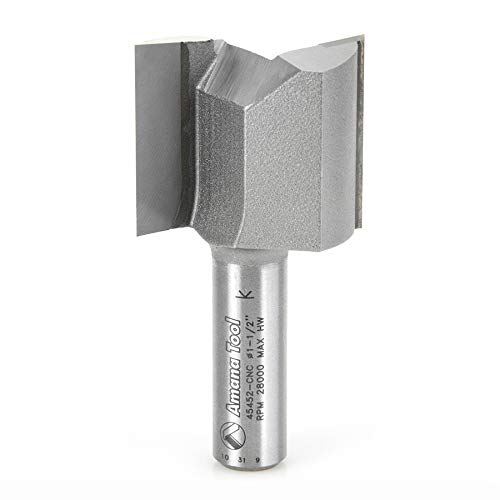 Amana Tool 45452CNC Carbide Tipped Straight Plunge High Production 112 Dia x 114 x