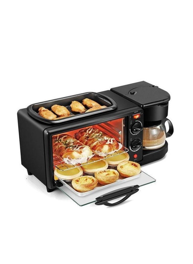 Sokany 3-in-1 Breakfast Maker, Microwave Oven, Grill Tray, and Instant Coffee Maker. Includes a frying pan, oven, sandwich maker, food warmer, oven, baker, and tea maker. 1250W. -SK-145 - Image 2