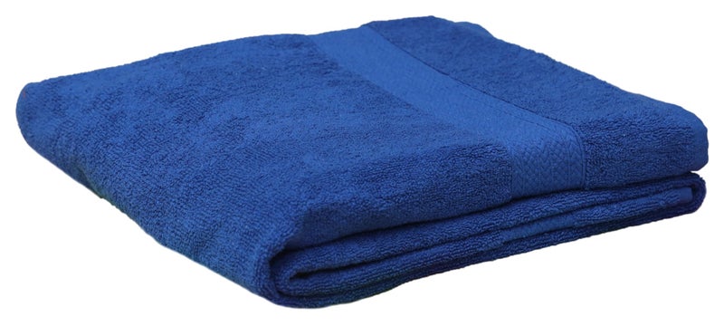 AAZEEM Bath Towels for Bathroom Clearance - 27 x 55 inches - 500 GSM - Light Thin Quick Drying - Soft Terry 100% Cotton Absorbent Towel for Bath Fitness, Sports, Yoga, Travel, Gym - Blue - Image 2
