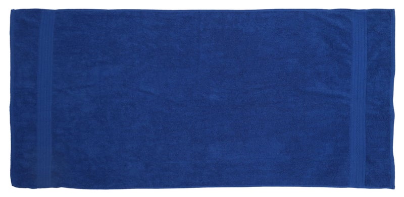 AAZEEM Bath Towels for Bathroom Clearance - 27 x 55 inches - 500 GSM - Light Thin Quick Drying - Soft Terry 100% Cotton Absorbent Towel for Bath Fitness, Sports, Yoga, Travel, Gym - Blue - Image 3