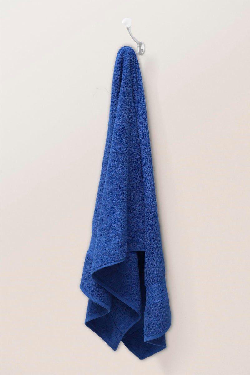 AAZEEM Bath Towels for Bathroom Clearance - 27 x 55 inches - 500 GSM - Light Thin Quick Drying - Soft Terry 100% Cotton Absorbent Towel for Bath Fitness, Sports, Yoga, Travel, Gym - Blue - Image 5