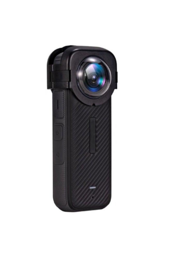 SahlTech Protective Cover for Insta360 X4 - Ultra-Clear Lens Snap-On Case with 9H Tempered Glass & Hydrophobic Coating - Image 2