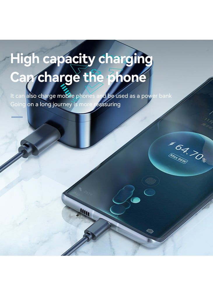 Chomel New Bluetooth headset, super long battery life, large battery, in-ear digital display screen, rechargeable earphone 5.4 - Image 4