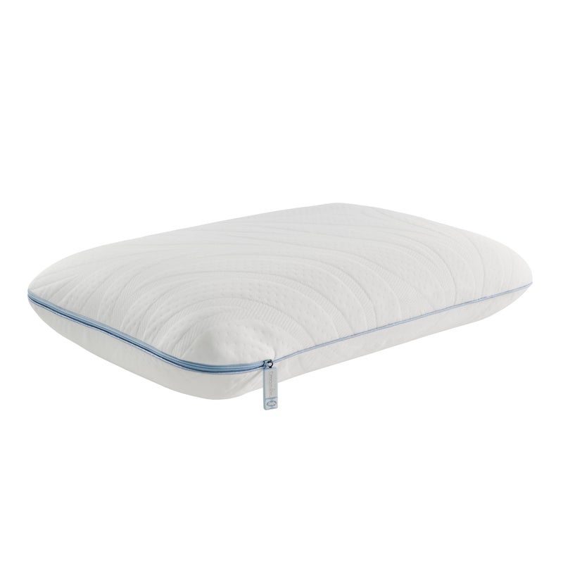 Sealy Dreamlife Queen Size Memory Foam Cooling Pillow with Surface Guard Technology, Removable Machine-Washable Cover, 1 Year Limited Warranty, White - Image 2