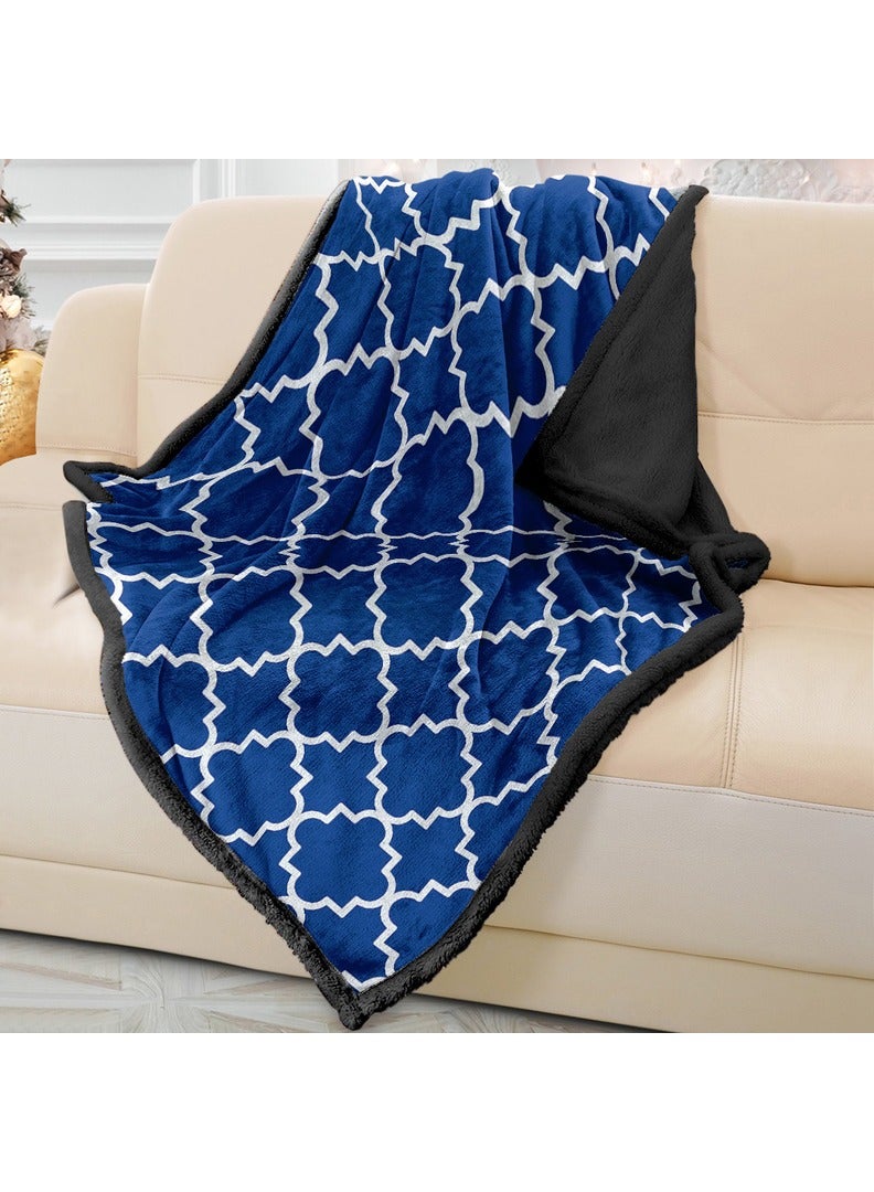 ريزاريز بطانية ناعمة للأريكة البحرية المغربية