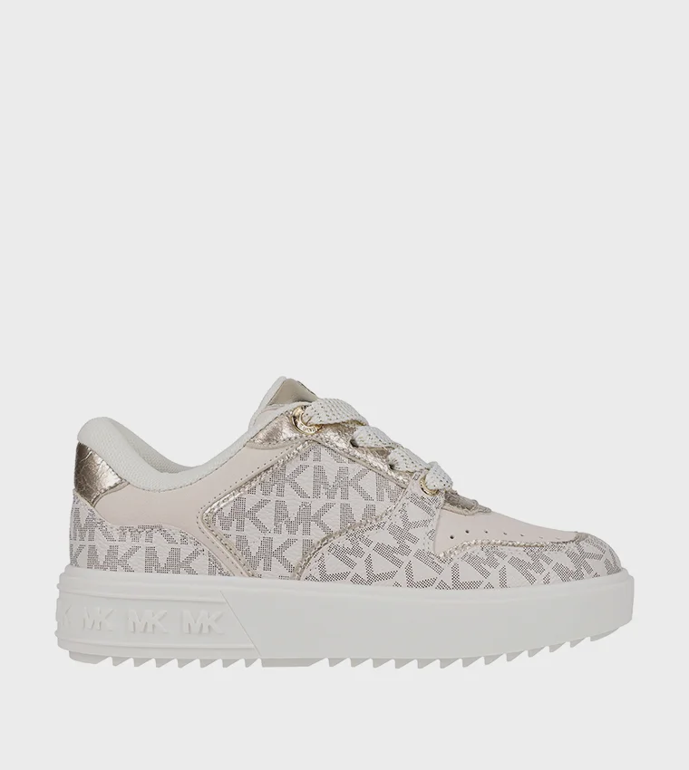 Michael Kors EMMET RUMI Monogram Low-Top Sneakers