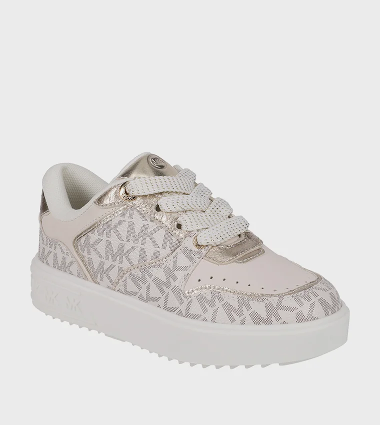 Michael Kors EMMET RUMI Monogram Low-Top Sneakers