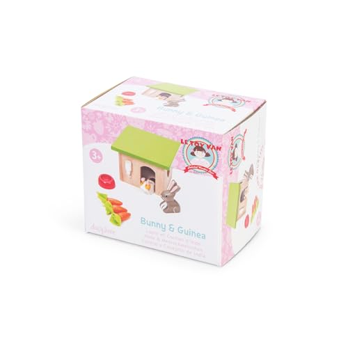 Le Toy Van - Adorable Wooden Daisylane Bunny & Guinea Accessories Play Set for Dolls Houses | Girls Dolls House Furniture Sets - Suitable for Ages 3+ (ME045) - Image 3